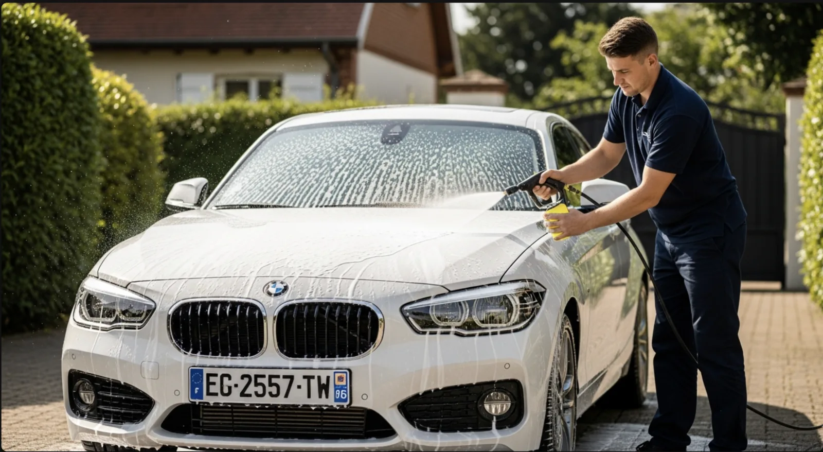 Service de nettoyage voiture WashLib, en centre ou à domicile